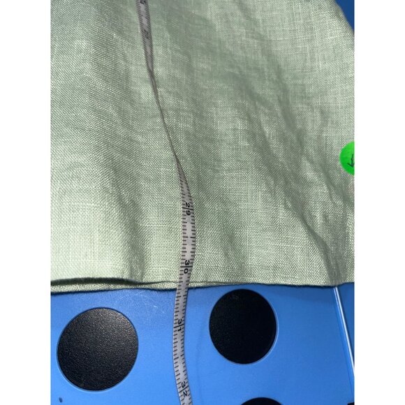 MATTHEW BURCH Kimmie Colorblock Cutout Linen Mini Dress Spaghetti Straps - Picture 12 of 14